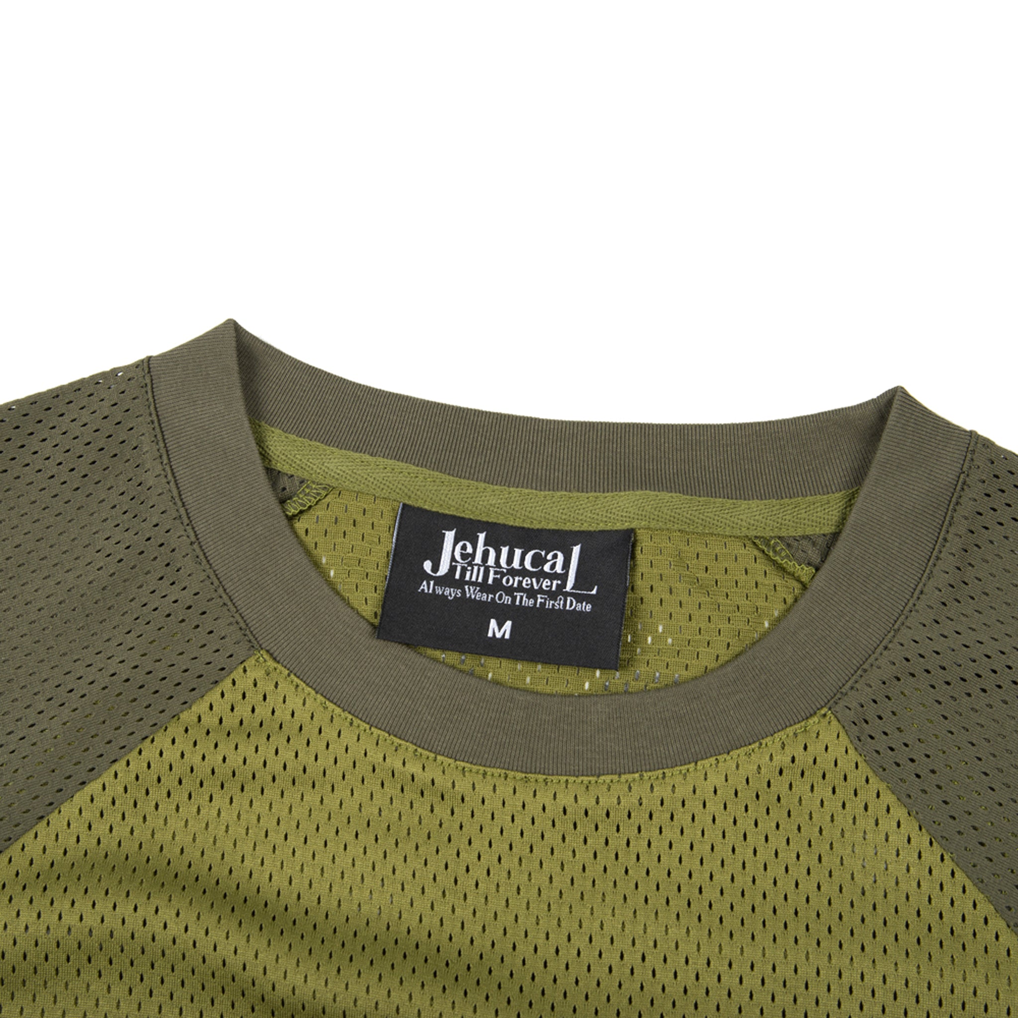 Racer Mesh Long Sleeve Tee (Green/Green)