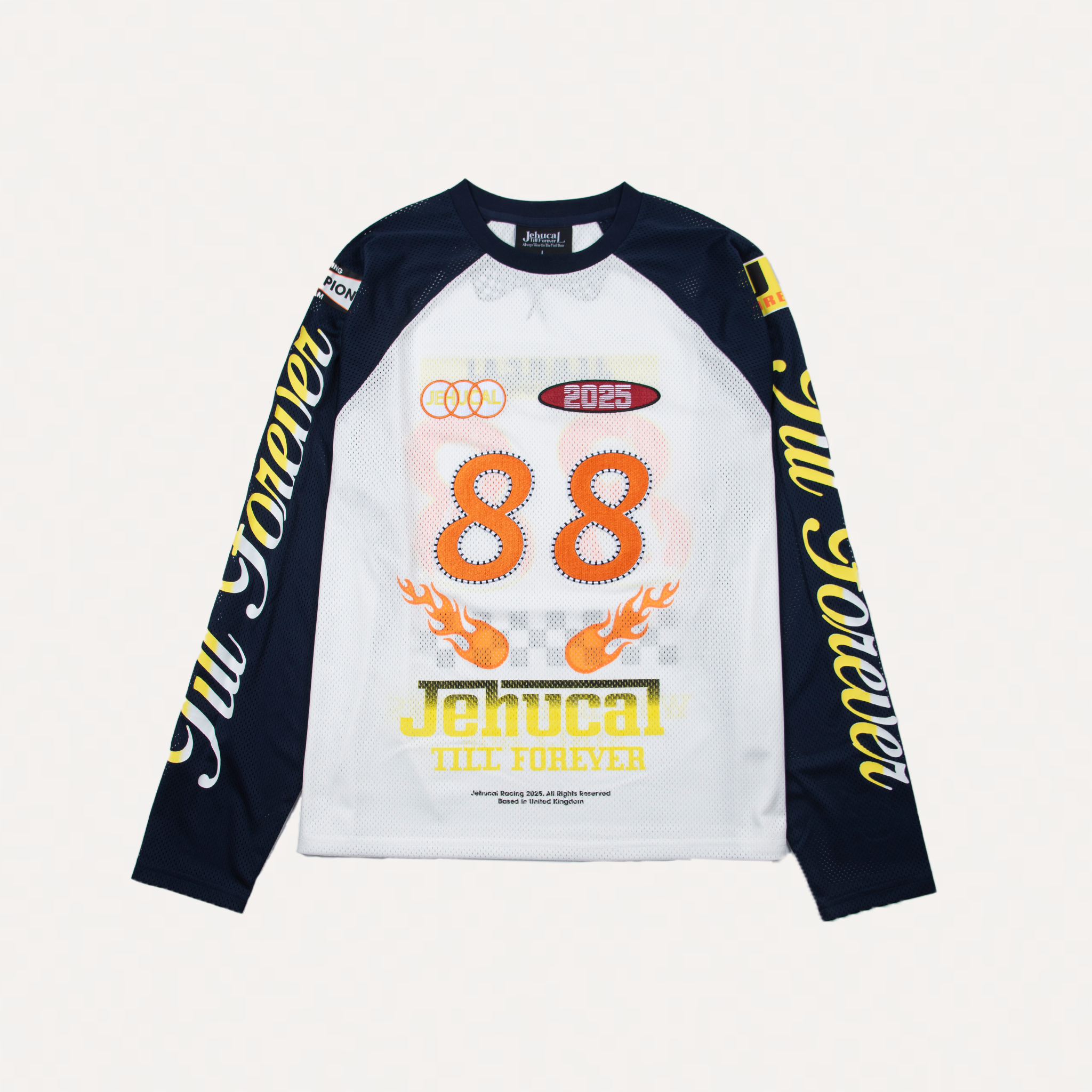 Racer Mesh Long Sleeve Tee