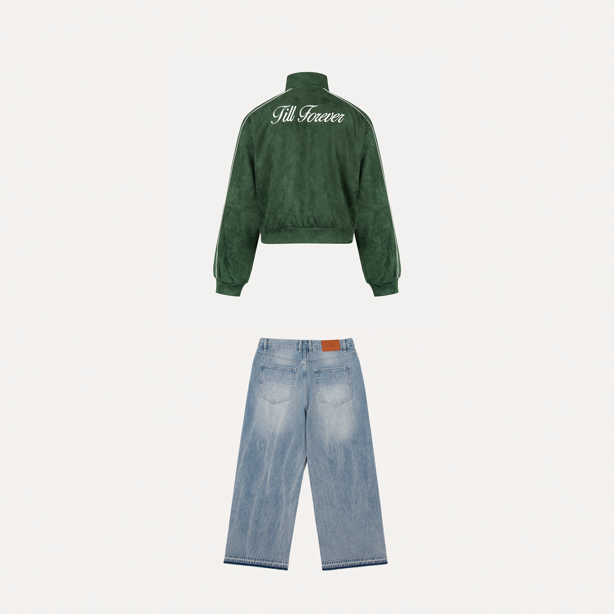Stonewash Suede Bundle (Green)