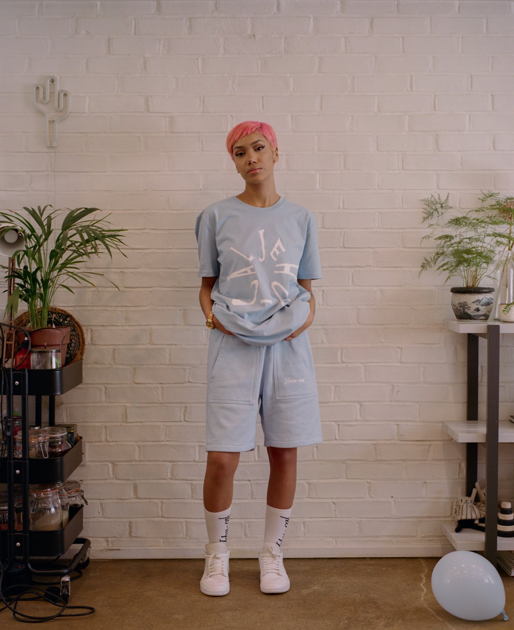 Sky Blue Sweatshorts [Archive]