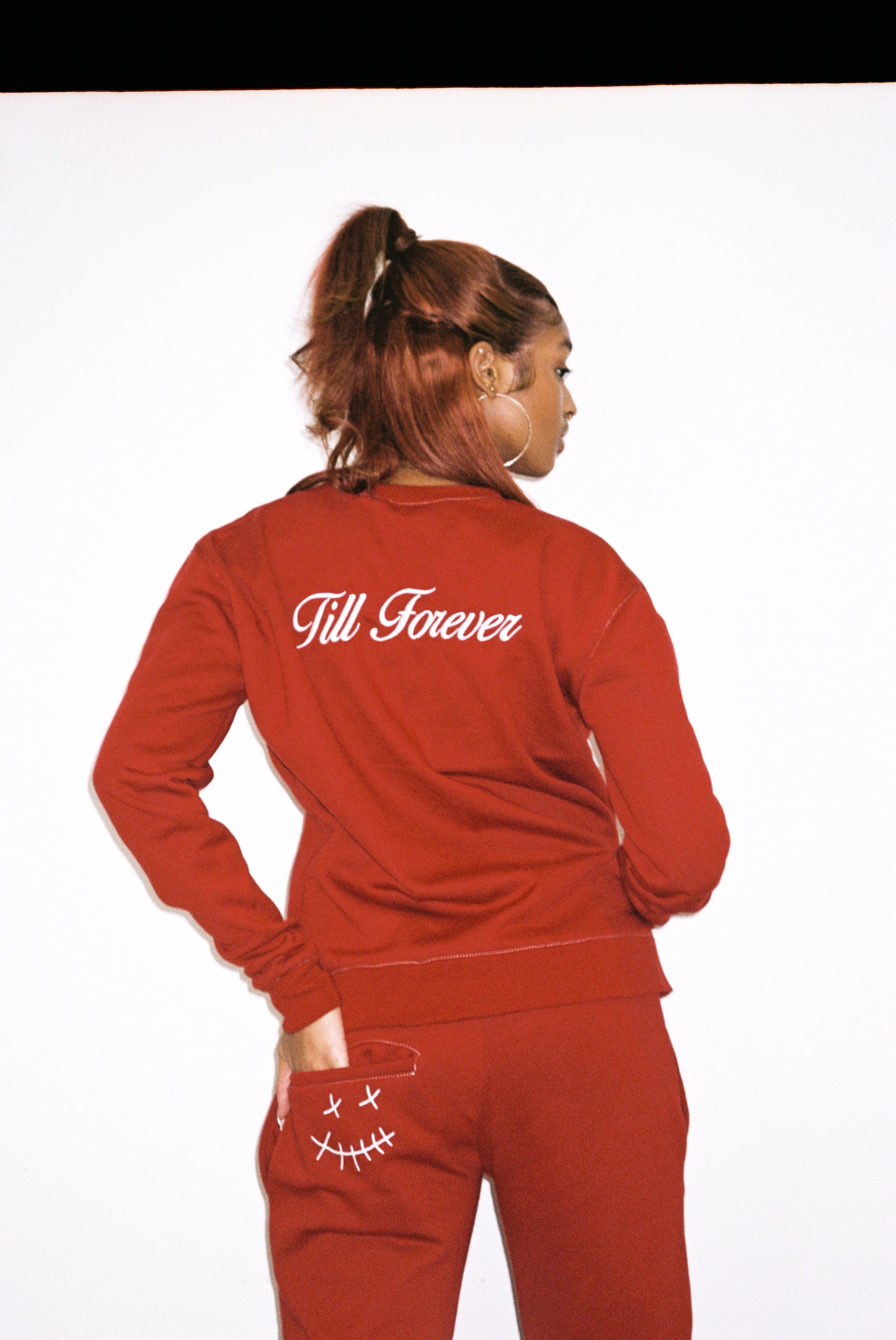 *ARCHIVE* CLASSIC TILL FOREVER SWEATSHIRT (OXBLOOD)