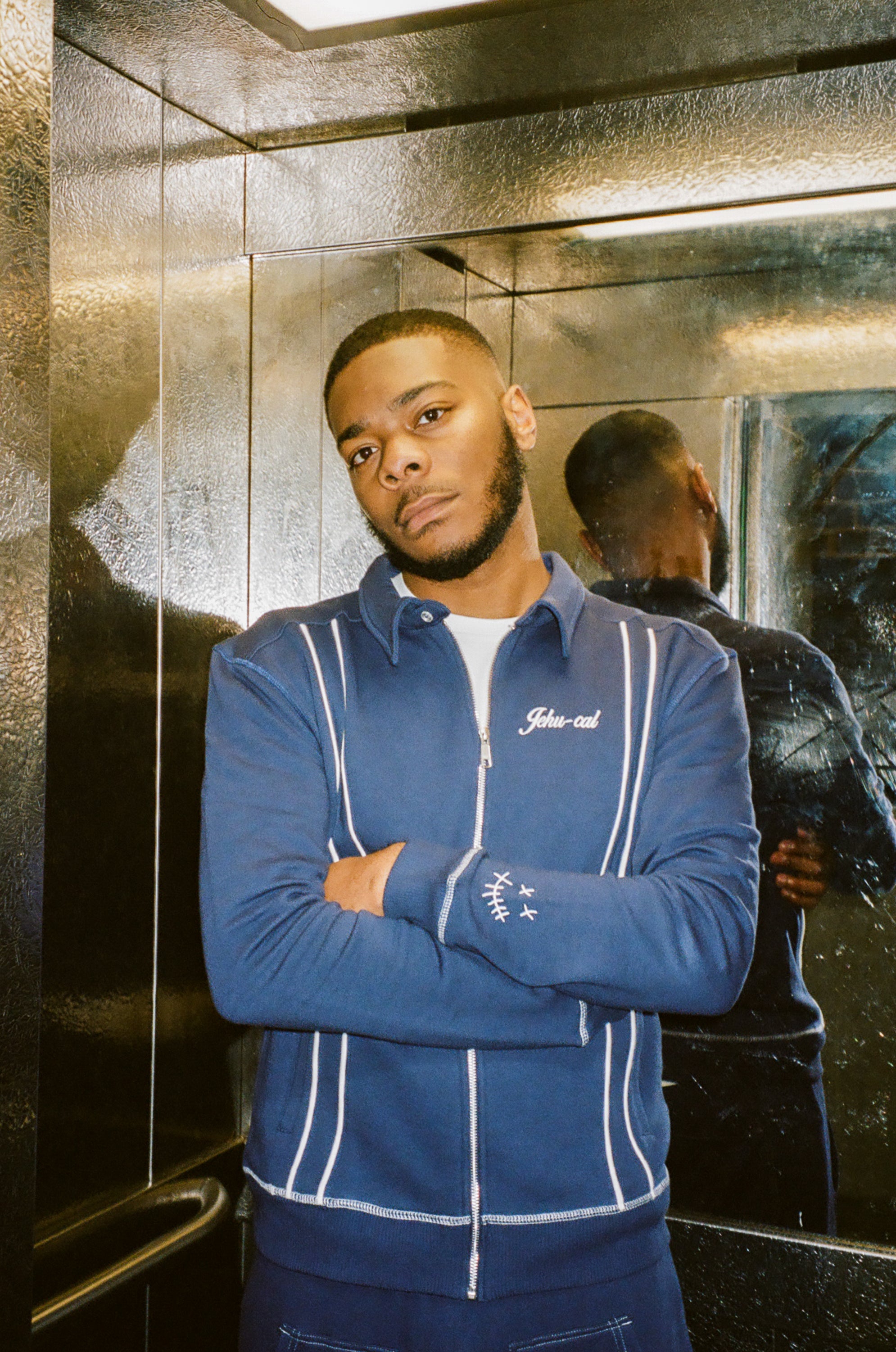 'Till Forever' Track Jacket (Midnight Navy) [Archive]