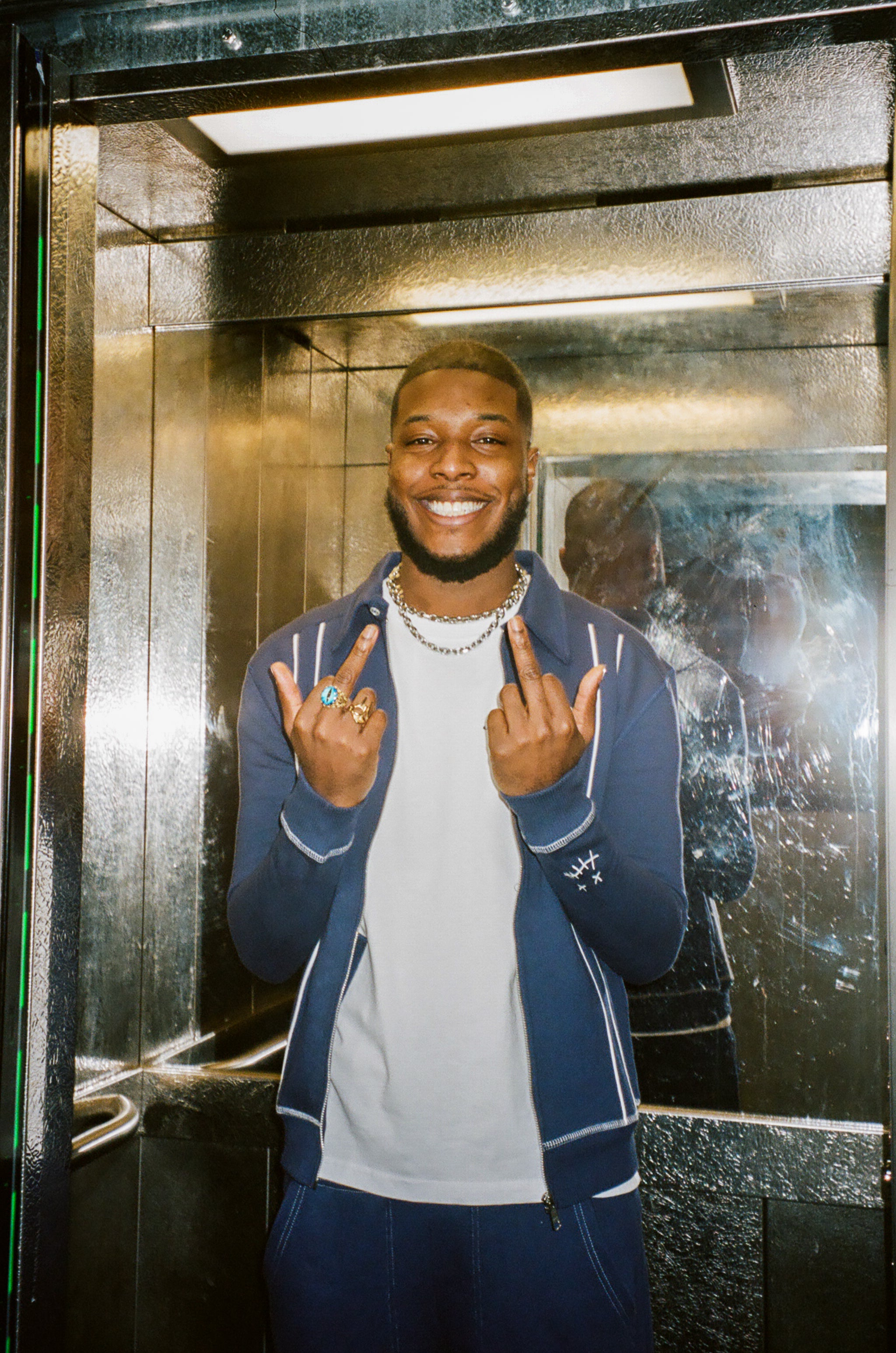 'Till Forever' Track Jacket (Midnight Navy) [Archive]