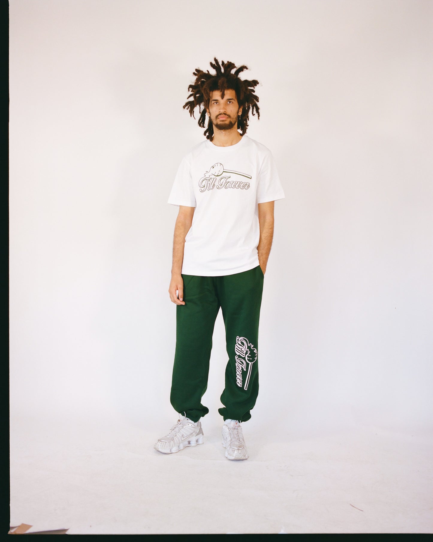 *ARCHIVE* 'CHUPA CHUPS' PUFF PRINT SWEATPANTS (EMERALD)