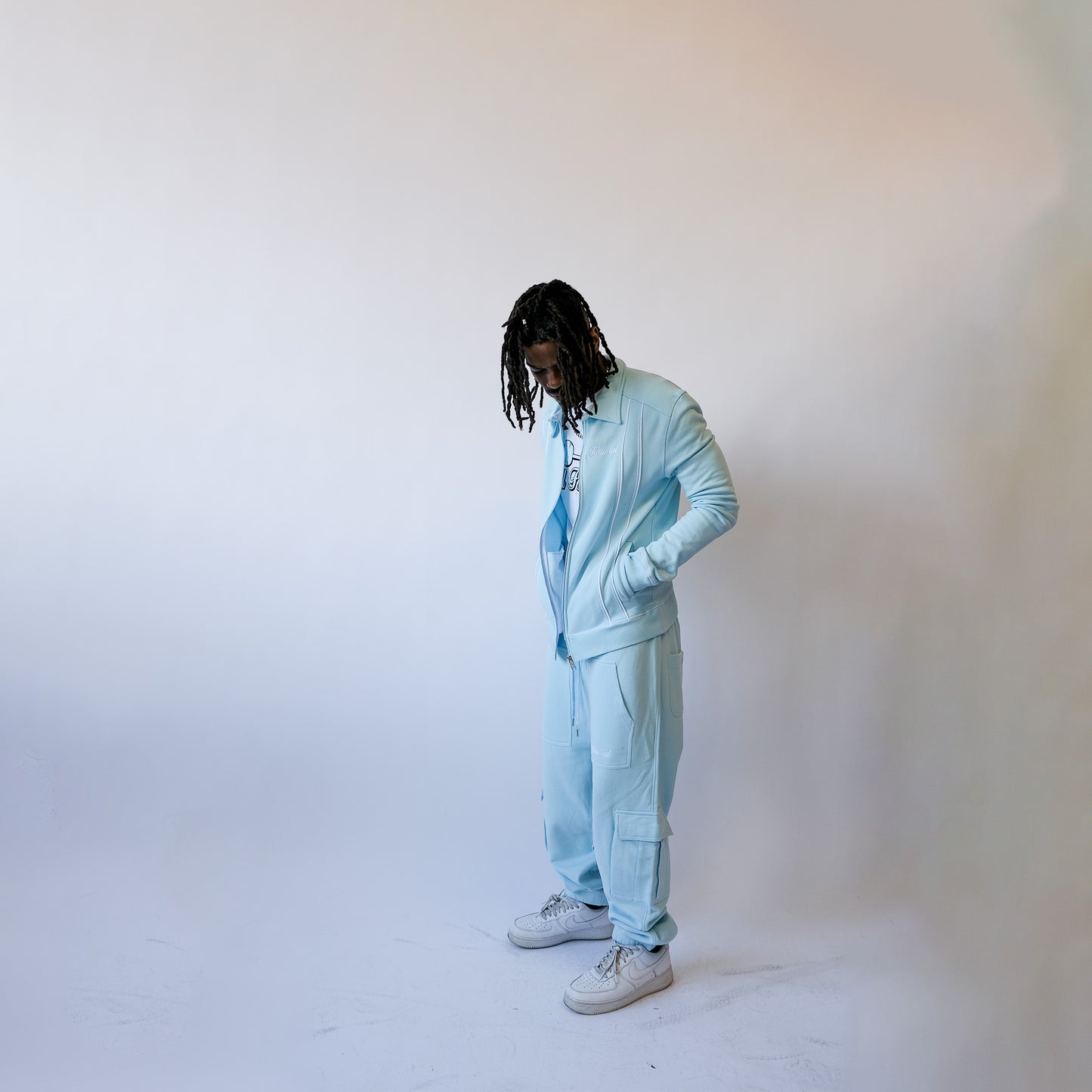 *ARCHIVE* 'TILL FOREVER' TRACK JACKET (ICE BLUE)