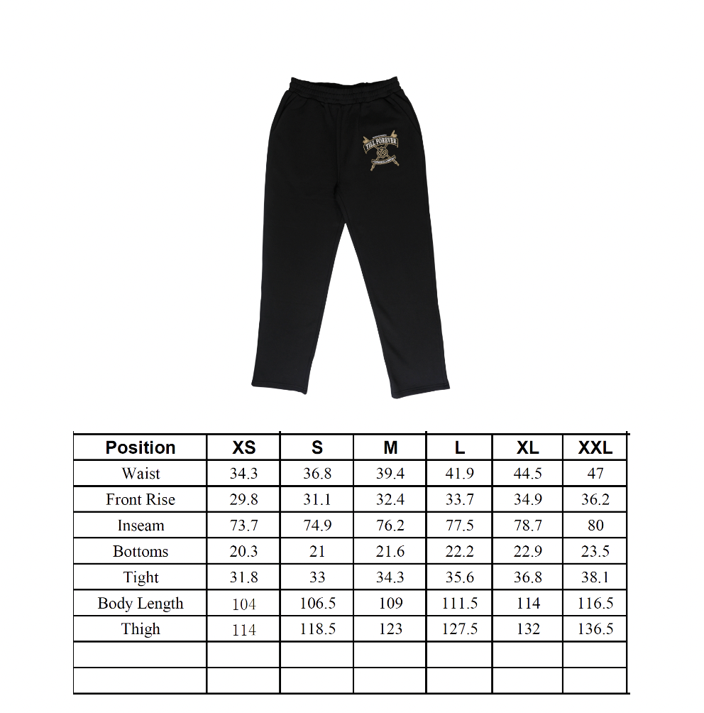 *ARCHIVE* JEHUCAL X CHIVAS REGAL SWEATPANTS (BLACK)