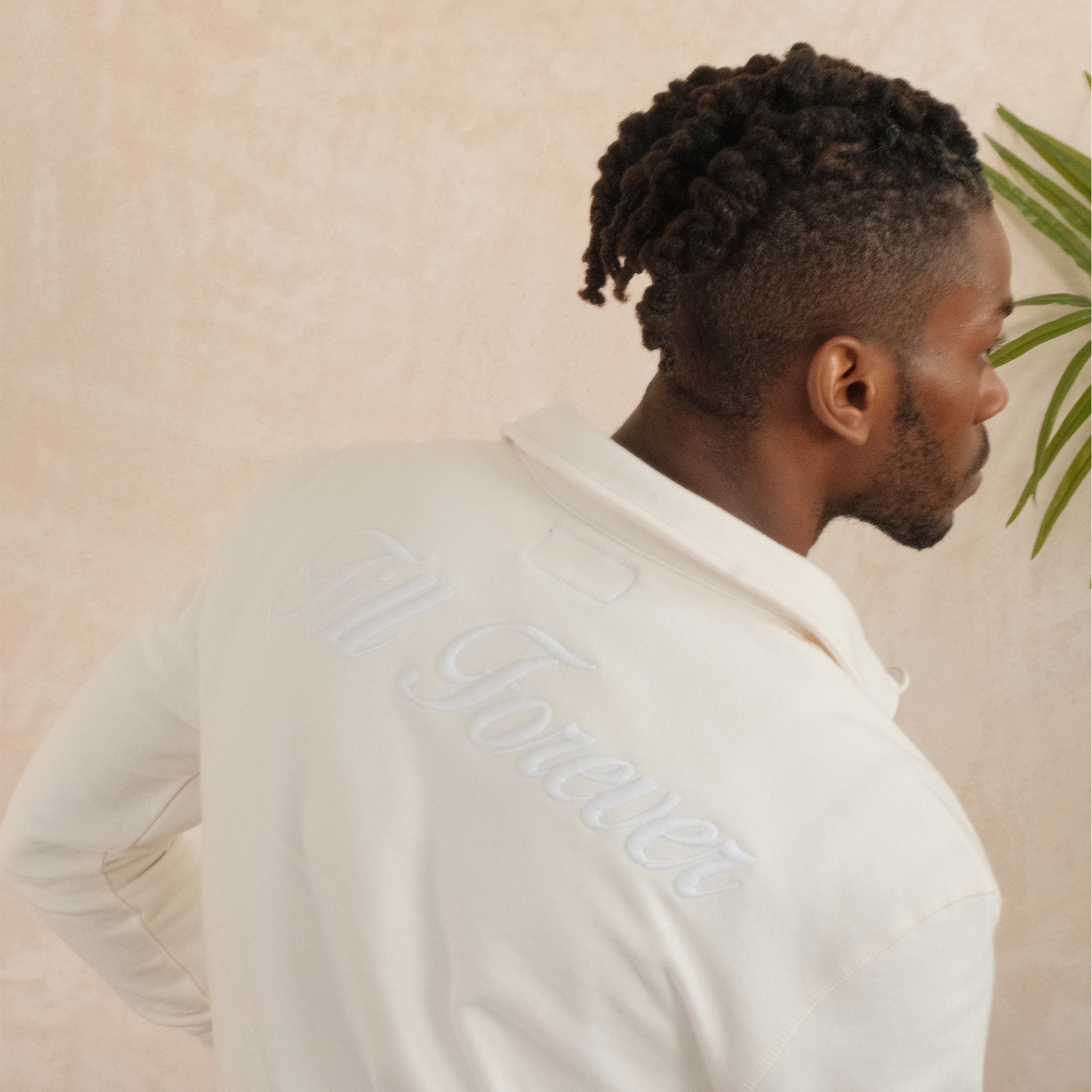'Till Forever' Track Jacket (Off White) [Archive]