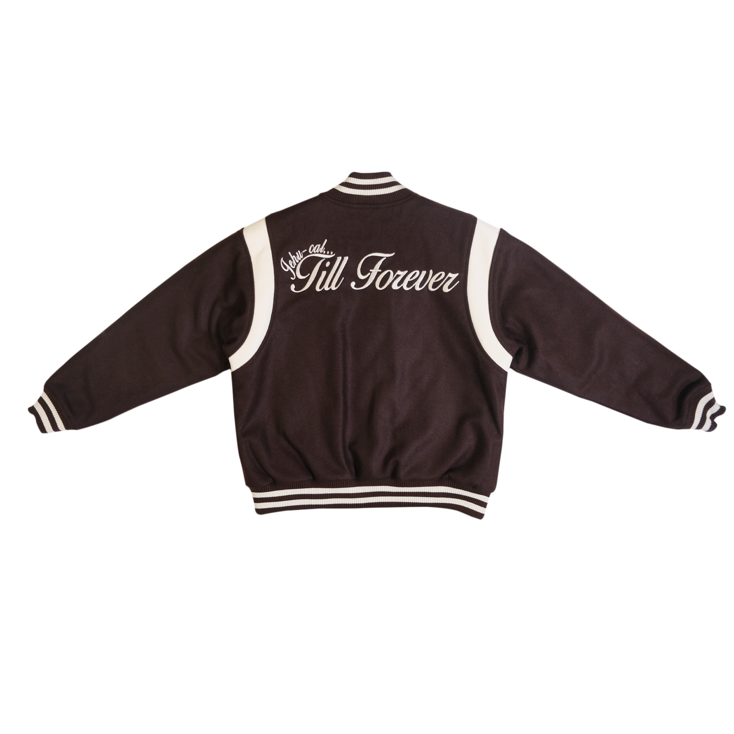 *ARCHIVE* COLLEGE VARSITY JACKET - COFFEE (BROWN)