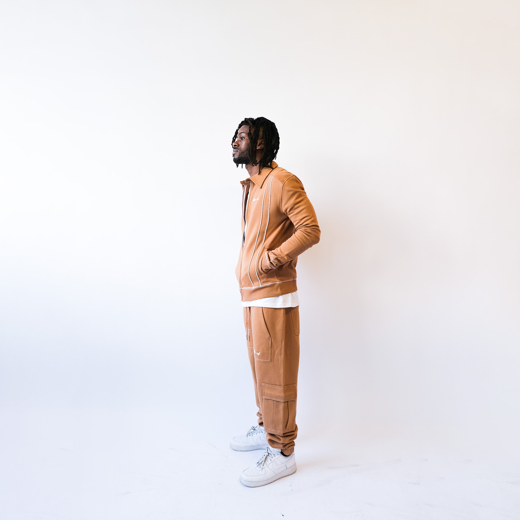 Till Forever Track Jacket (Biscoff Brown) [Archive]