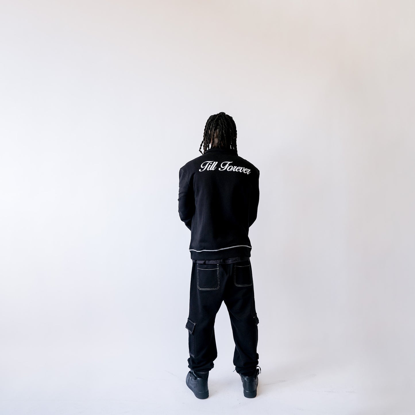 *ARCHIVE* 'TILL FOREVER' TRACK JACKET (JET BLACK)